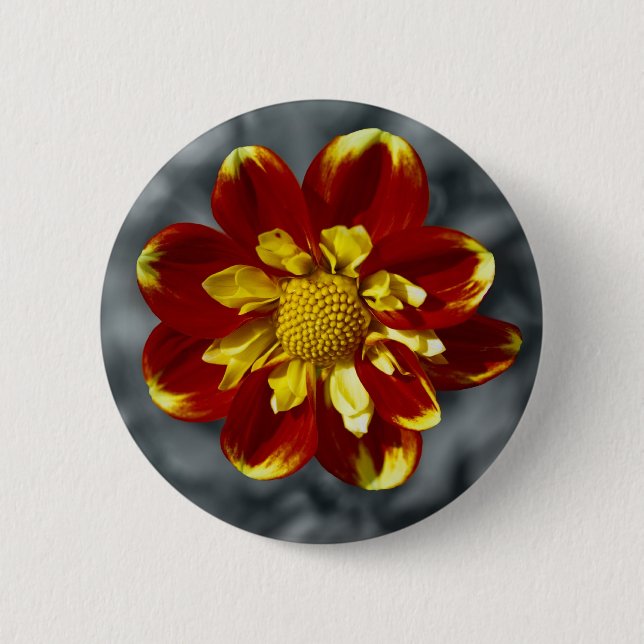 Chapa Redonda De 5 Cm Dalia (Anverso)