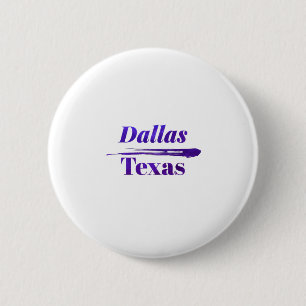 Chapa Redonda De 5 Cm Dallas Texas