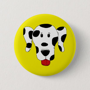 Chapa Redonda De 5 Cm Dalmatian divertido