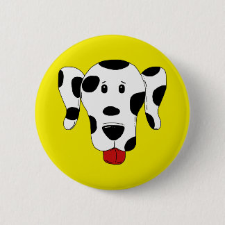 Chapa Redonda De 5 Cm Dalmatian divertido