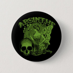 Chapa Redonda De 5 Cm Dama Verde Hada Absinthe