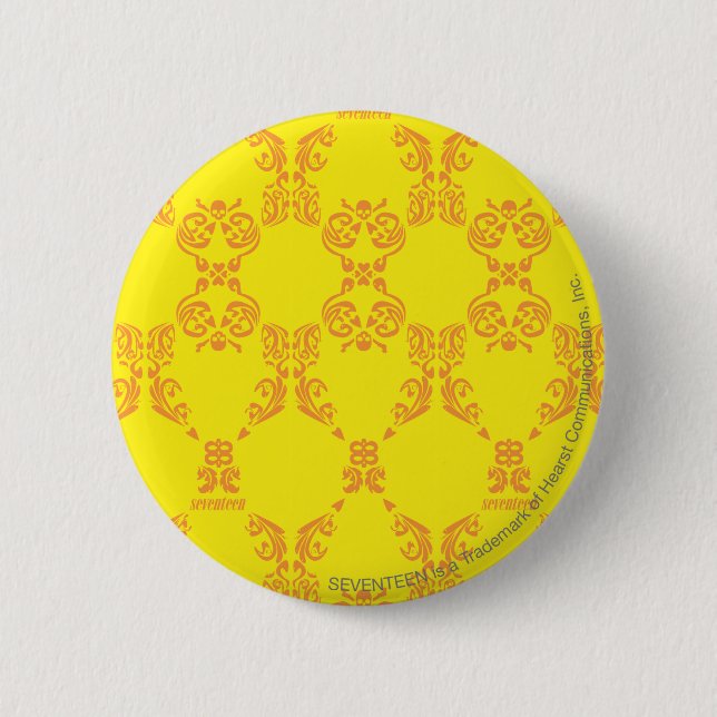 Chapa Redonda De 5 Cm Damasco amarillo-naranja (Anverso)