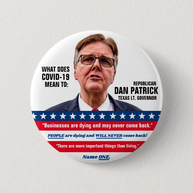 Chapa Redonda De 5 Cm Dan Patrick habla (Anverso)