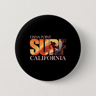 Chapa Redonda De 5 Cm Dana Point California Playa Surfing Para Hombres M
