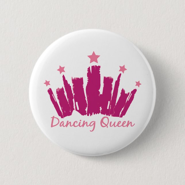 Chapa Redonda De 5 Cm Dancing Queen (Anverso)