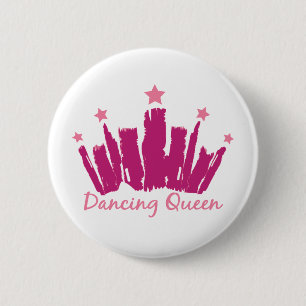 Chapa Redonda De 5 Cm Dancing Queen