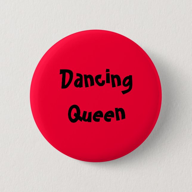 Chapa Redonda De 5 Cm Dancing Queen (Anverso)