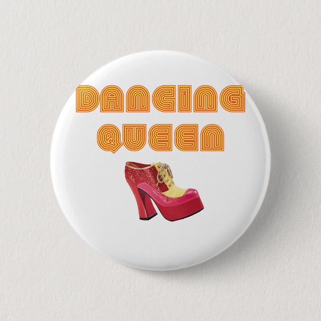 Chapa Redonda De 5 Cm Dancing Queen (Anverso)