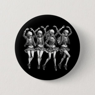 Chapa Redonda De 5 Cm Danza de Mujeres Muertas