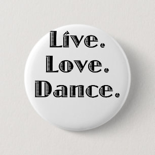 Chapa Redonda De 5 Cm Danza viva del amor