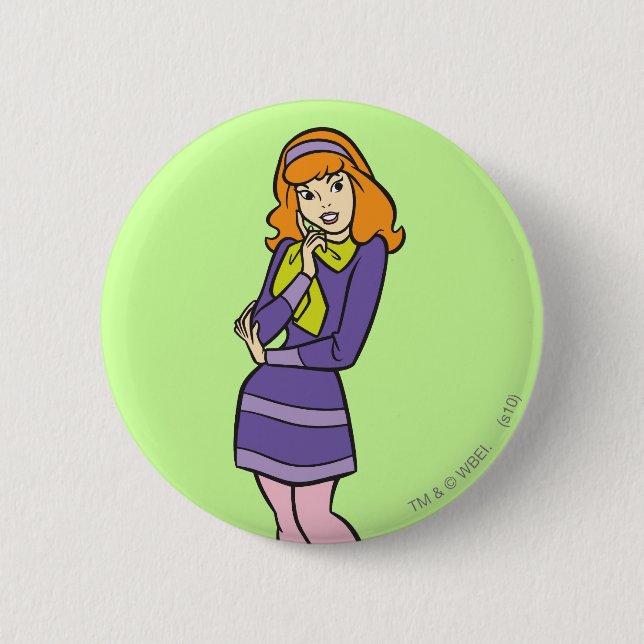Chapa Redonda De 5 Cm Daphne Wondering (Anverso)