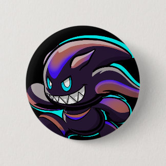 Chapa Redonda De 5 Cm Dark Chao - Running - Swimming Variant Custom Art