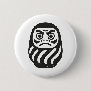 Chapa Redonda De 5 Cm Daruma