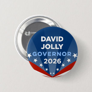 Chapa Redonda De 5 Cm David Jolly para gobernador de Florida