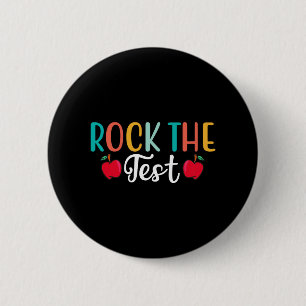 Chapa Redonda De 5 Cm Day Rock The Test Teacher Testing Day 1