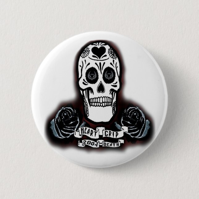 Chapa Redonda De 5 Cm dayofthedeadcutout (Anverso)