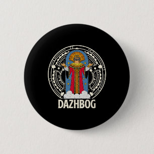 Chapa Redonda De 5 Cm Dazhbog Mitología Antigua Paganismo Eslavo Ruso