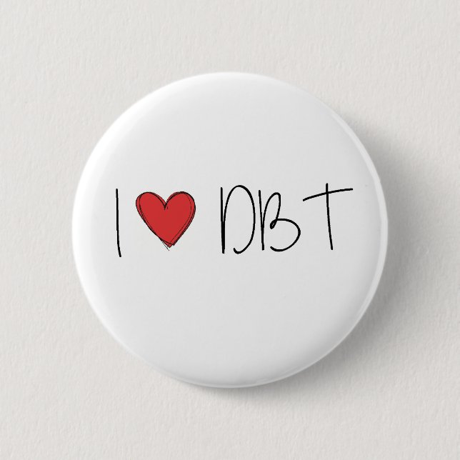CHAPA REDONDA DE 5 CM DBT - ME ENCANTA LA DBT (Anverso)