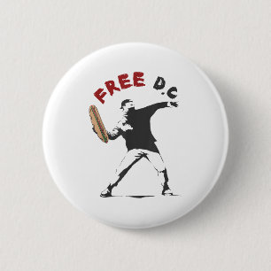 Chapa Redonda De 5 Cm Dc El Tipo Del Sandwich Free Dc Washington Dc Sand
