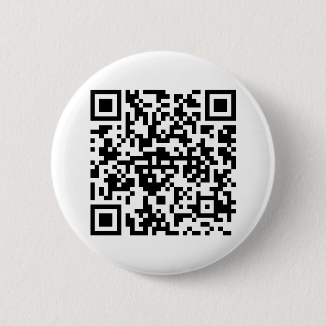Chapa Redonda De 5 Cm De Button con QR-código (Anverso)