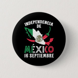 Chapa Redonda De 5 Cm De México 16 Septiembre Independencia Mexicana 1