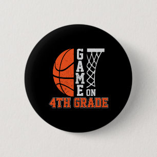 Chapa Redonda De 5 Cm De Vuelta Al Juego Escolar En 4º Grado Divertido B