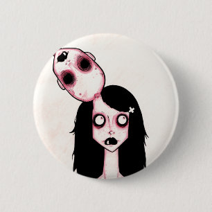 Chapa Redonda De 5 Cm Deadhead