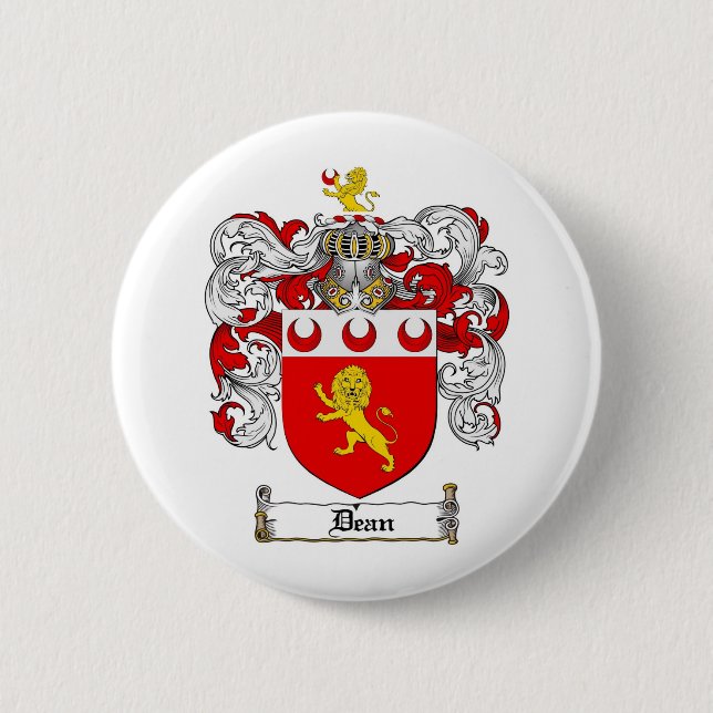 CHAPA REDONDA DE 5 CM DECANO FAMILY CREST - DECANO ESCUDO DE ARMAS (Anverso)