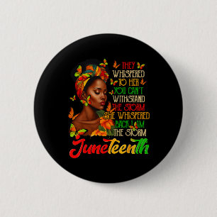 Chapa Redonda De 5 Cm Decimoctava historia negra afroamericana de mujere