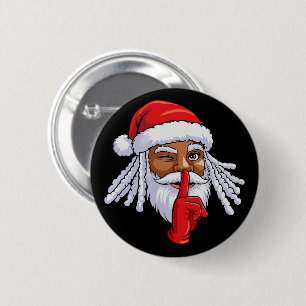 Chapa Redonda De 5 Cm Decoración de fiesta de Navidad de Santa Claus afr