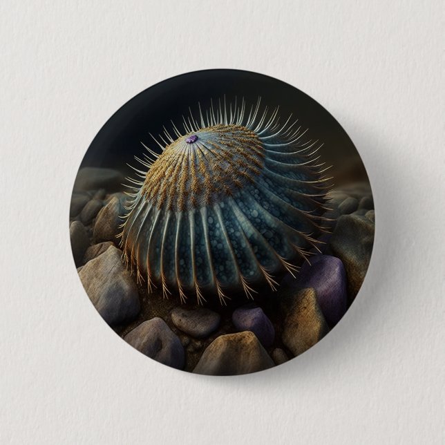 Chapa Redonda De 5 Cm Deep Sea Urchin (Anverso)