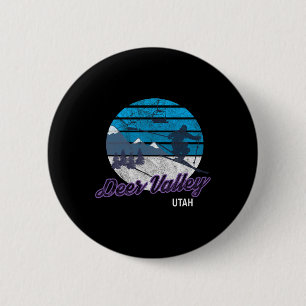 Chapa Redonda De 5 Cm Deer Valley Park City Utah Usa Snowboard