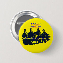 Chapa Redonda De 5 Cm defensores de la libertad amarillo brillante