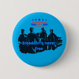 Chapa Redonda De 5 Cm Defensores de la Libertad Azul
