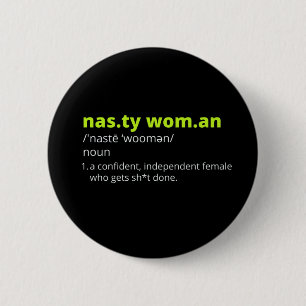 Chapa Redonda De 5 Cm Definición de diccionario de mujeres desagradable