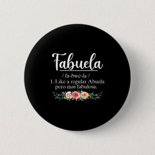Chapa Redonda De 5 Cm definición de fabuela divertida abuela española ab