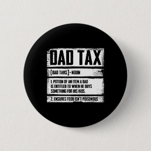 Chapa Redonda De 5 Cm Definición de impuestos de papá Día del padre para