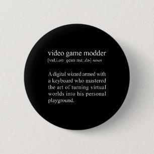 Chapa Redonda De 5 Cm Definición de modo de videojuegos: modo de videoju