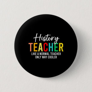 Chapa Redonda De 5 Cm Definición de profesor de historia divertido de vu