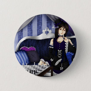 Chapa Redonda De 5 Cm Deja ajedrez del juego