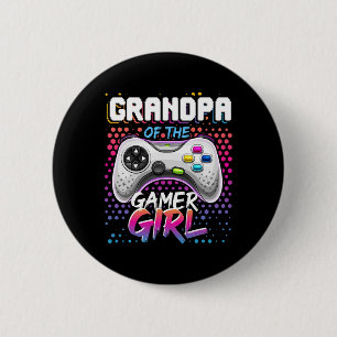 Chapa Redonda De 5 Cm Del Juego De Videojuegos De Jugador Chica Gif