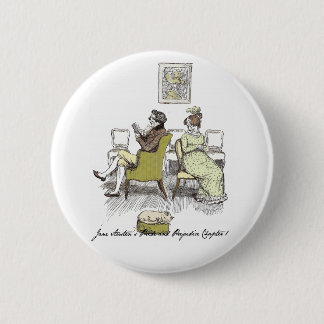 Chapa Redonda De 5 Cm Delight in Vexing, Jane Austen Pride & Prejudice