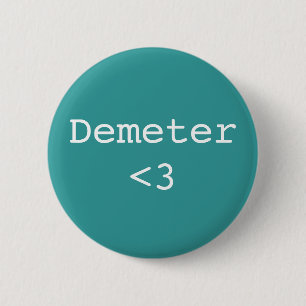 Chapa Redonda De 5 Cm Demeter <3 Diosa de la Agricultura