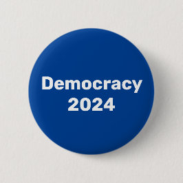 Chapa Redonda De 5 Cm Democracia 2024 Elecciones Presidenciales