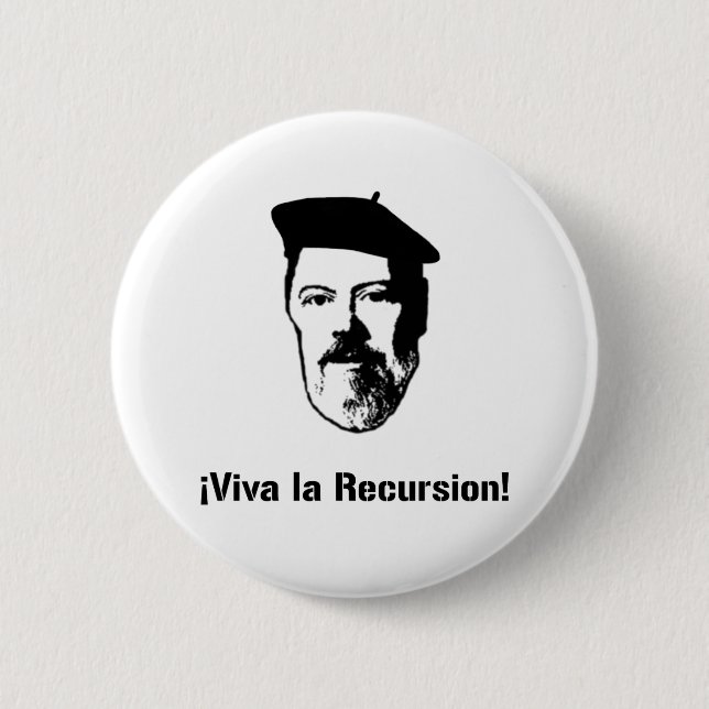 Chapa Redonda De 5 Cm Dennis Ritchie: ¡Repetición del la de Viva del ¡! (Anverso)