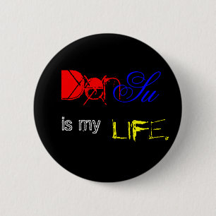 Chapa Redonda De 5 Cm DenSu es mi vida