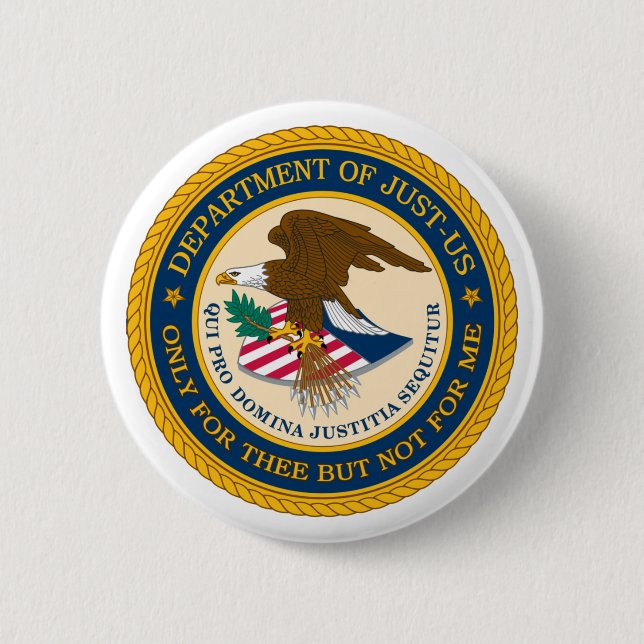 Chapa Redonda De 5 Cm Departamento de Justas (Anverso)