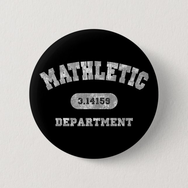 Chapa Redonda De 5 Cm Departamento de Mathletic (Anverso)