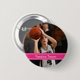 Chapa Redonda De 5 Cm Deporte Chica personalizado