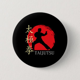 Chapa Redonda De 5 Cm Deporte De Artes Marciales Japonesas Para El Amant